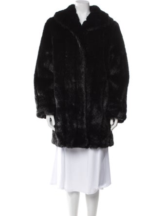 Dennis Basso Faux Fur Faux Fur Coat