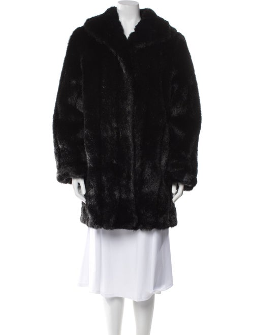 Dennis Basso Faux Fur Faux Fur Coat