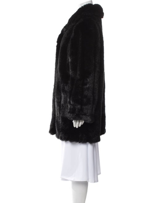 Dennis Basso Faux Fur Faux Fur Coat