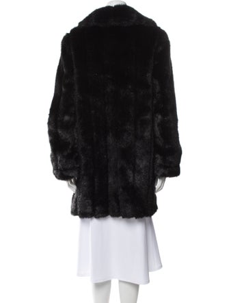 Dennis Basso Faux Fur Faux Fur Coat
