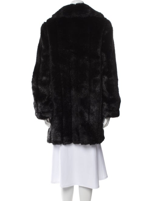 Dennis Basso Faux Fur Faux Fur Coat