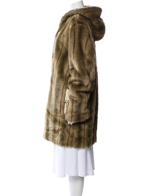 Dennis Basso Faux Fur Faux Fur Coat