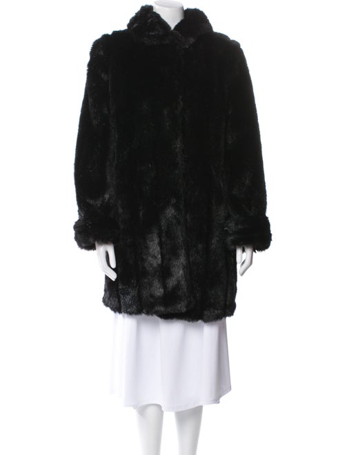 Dennis Basso Faux Fur Faux Fur Coat