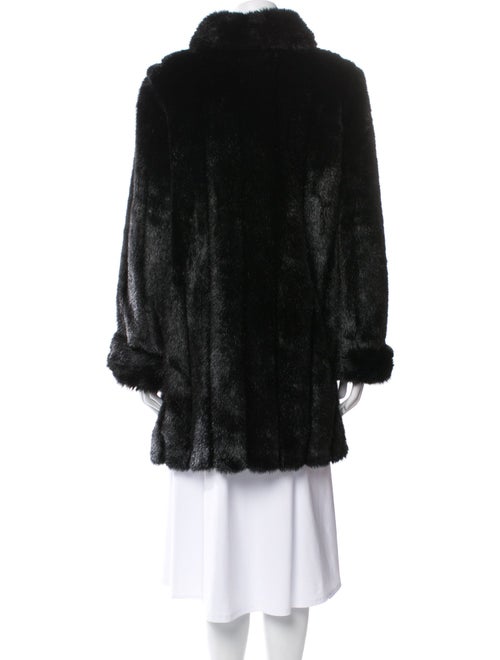 Dennis Basso Faux Fur Faux Fur Coat