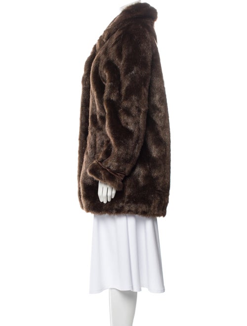 Dennis Basso Faux Fur Faux Fur Coat