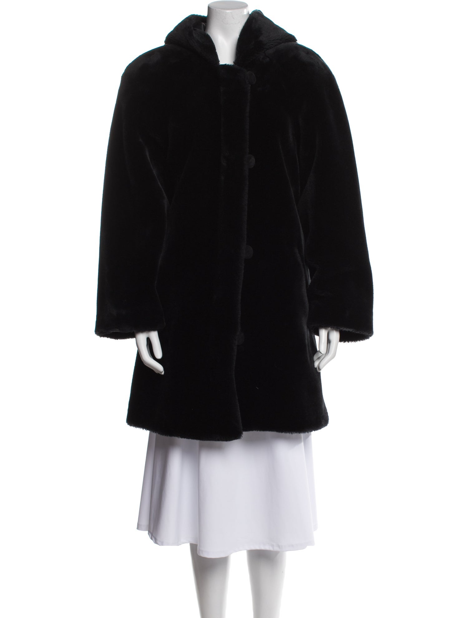 Dennis Basso Faux Fur Coat