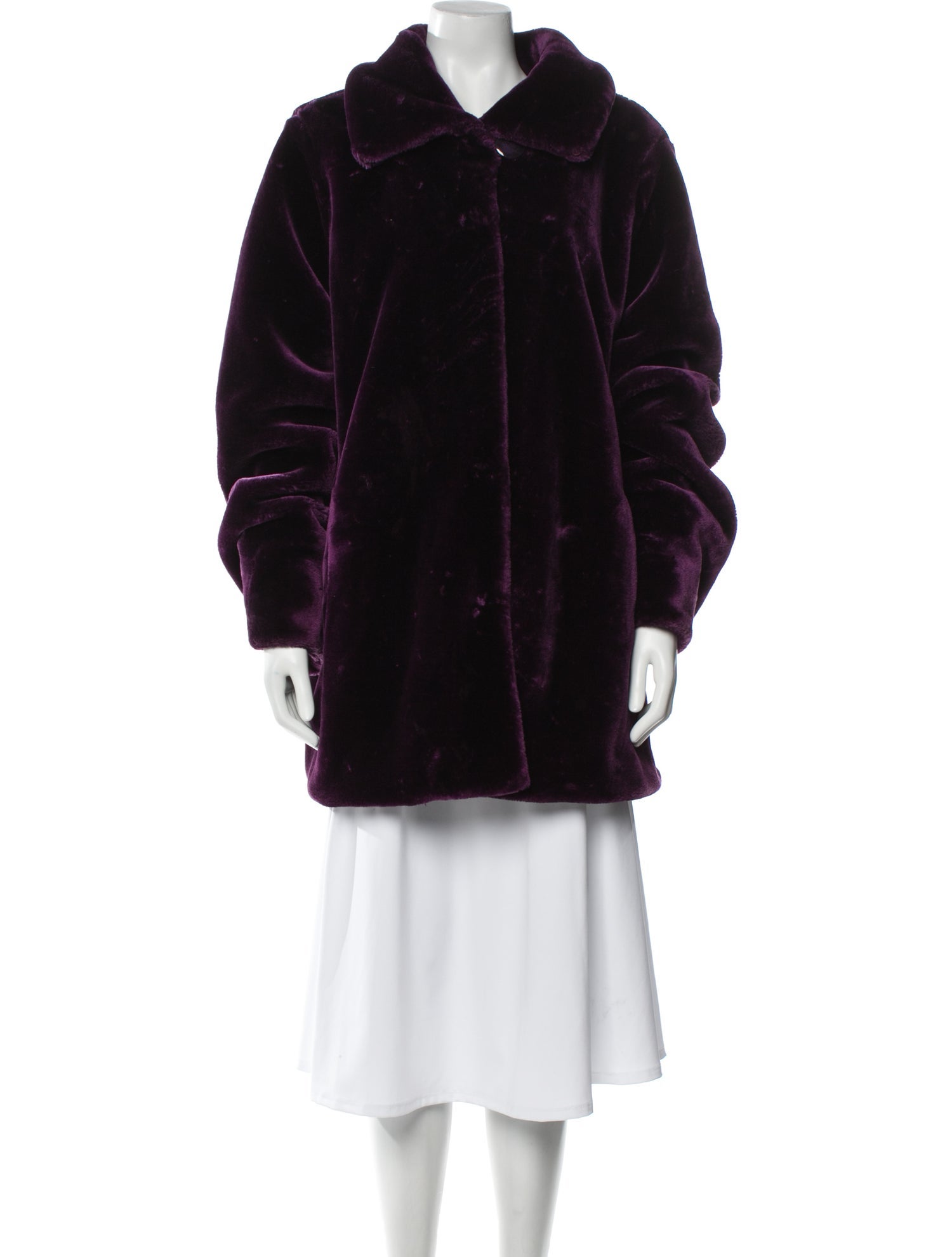 Dennis Basso Faux Fur Jacket