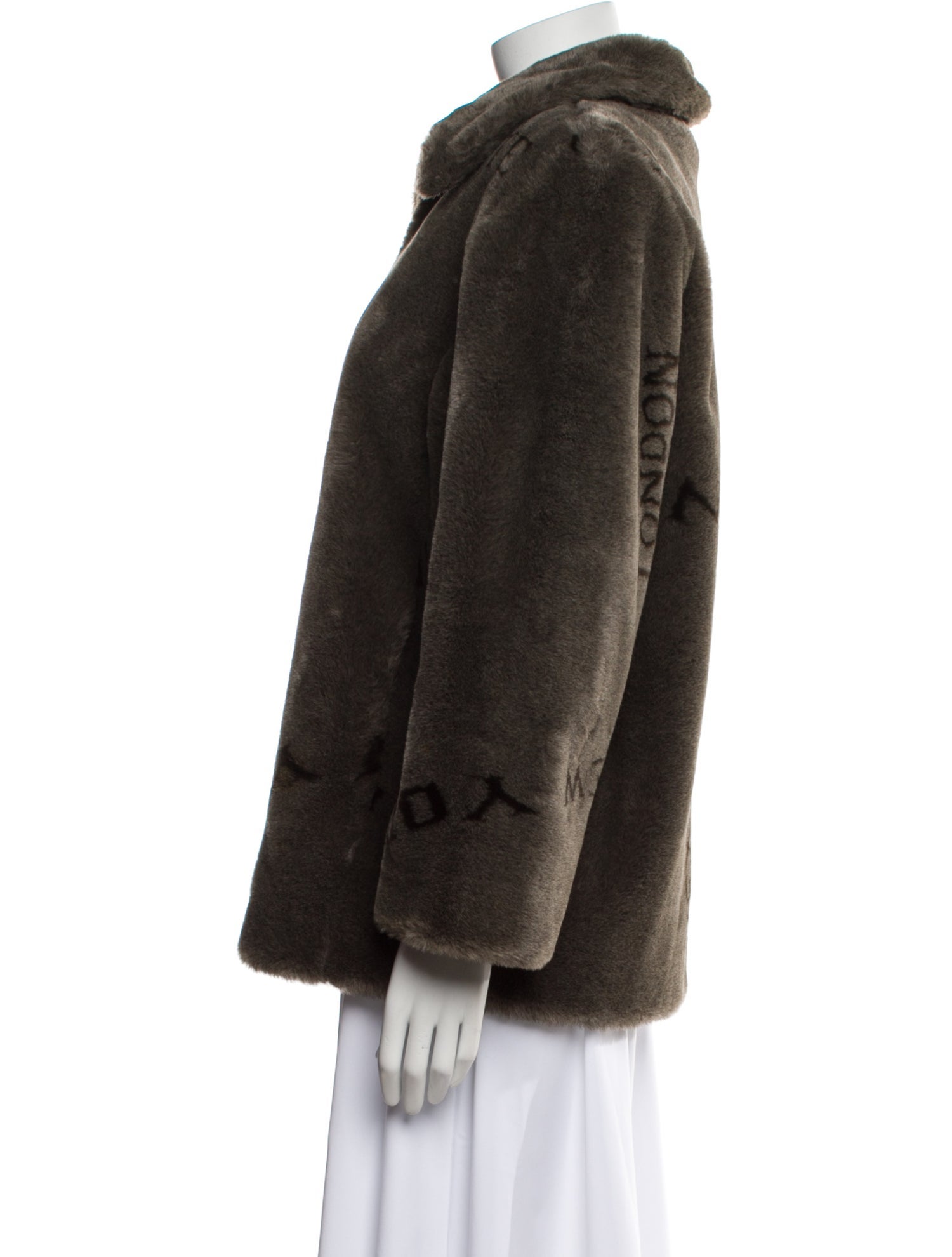 Dennis Basso Faux Fur Jacket