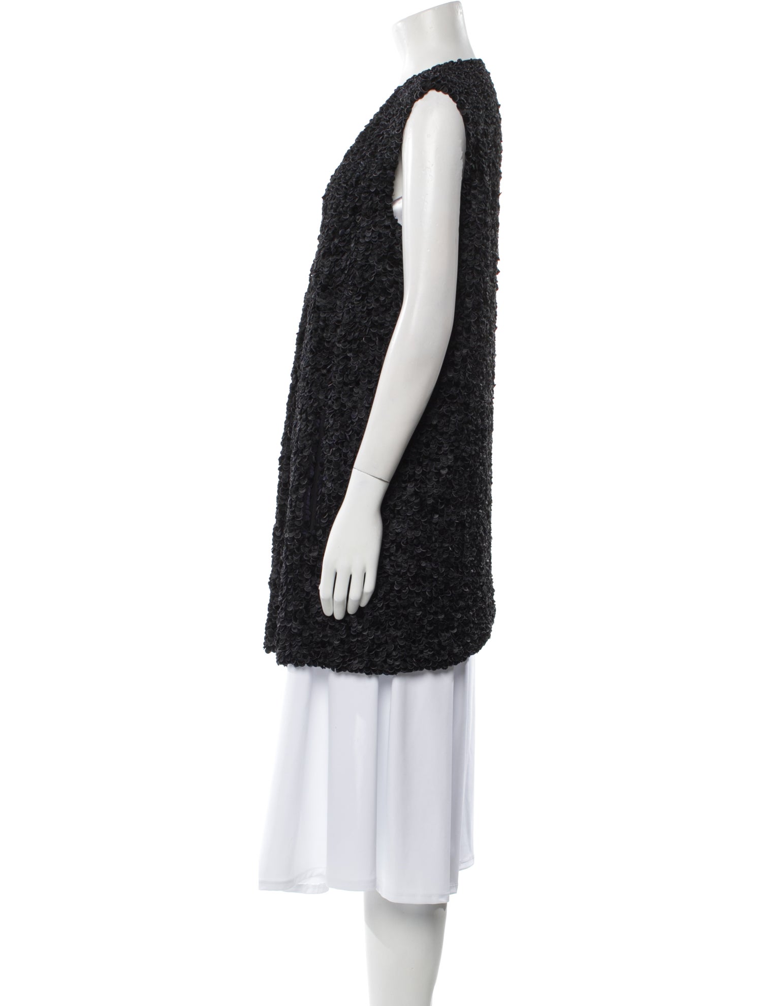 Dennis Basso Faux Fur Vest