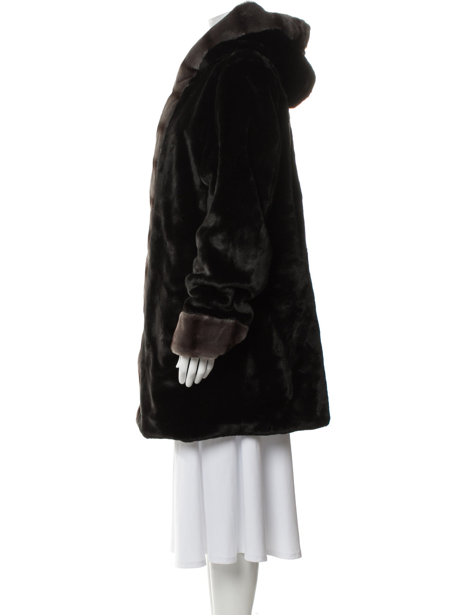 Dennis Basso Faux Fur Coat