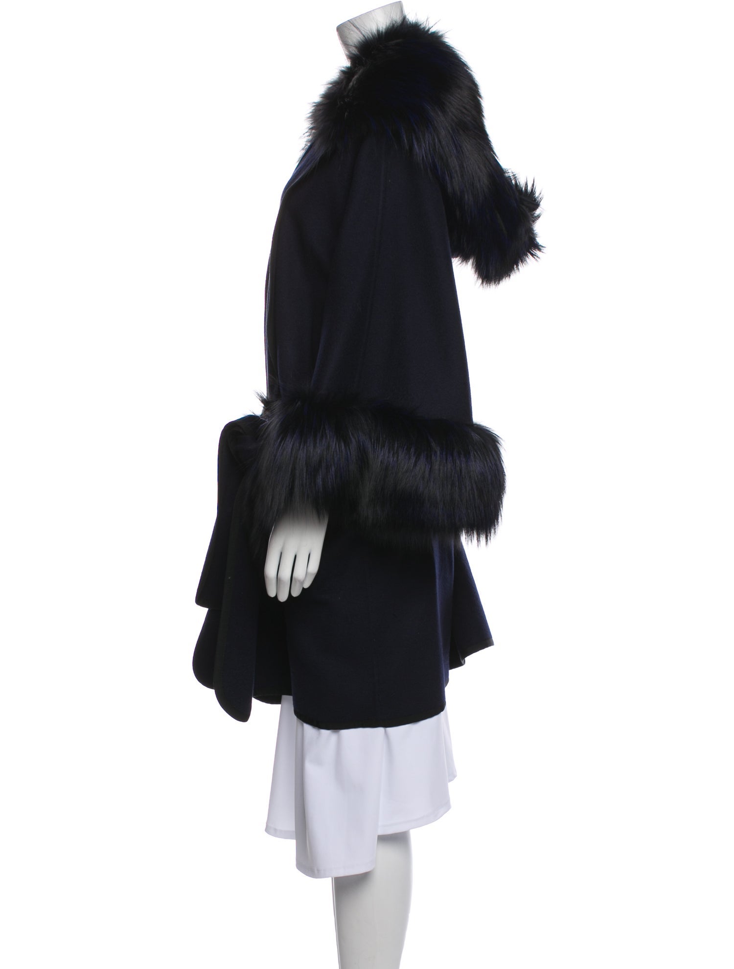 Dennis Basso Faux Fur Coat