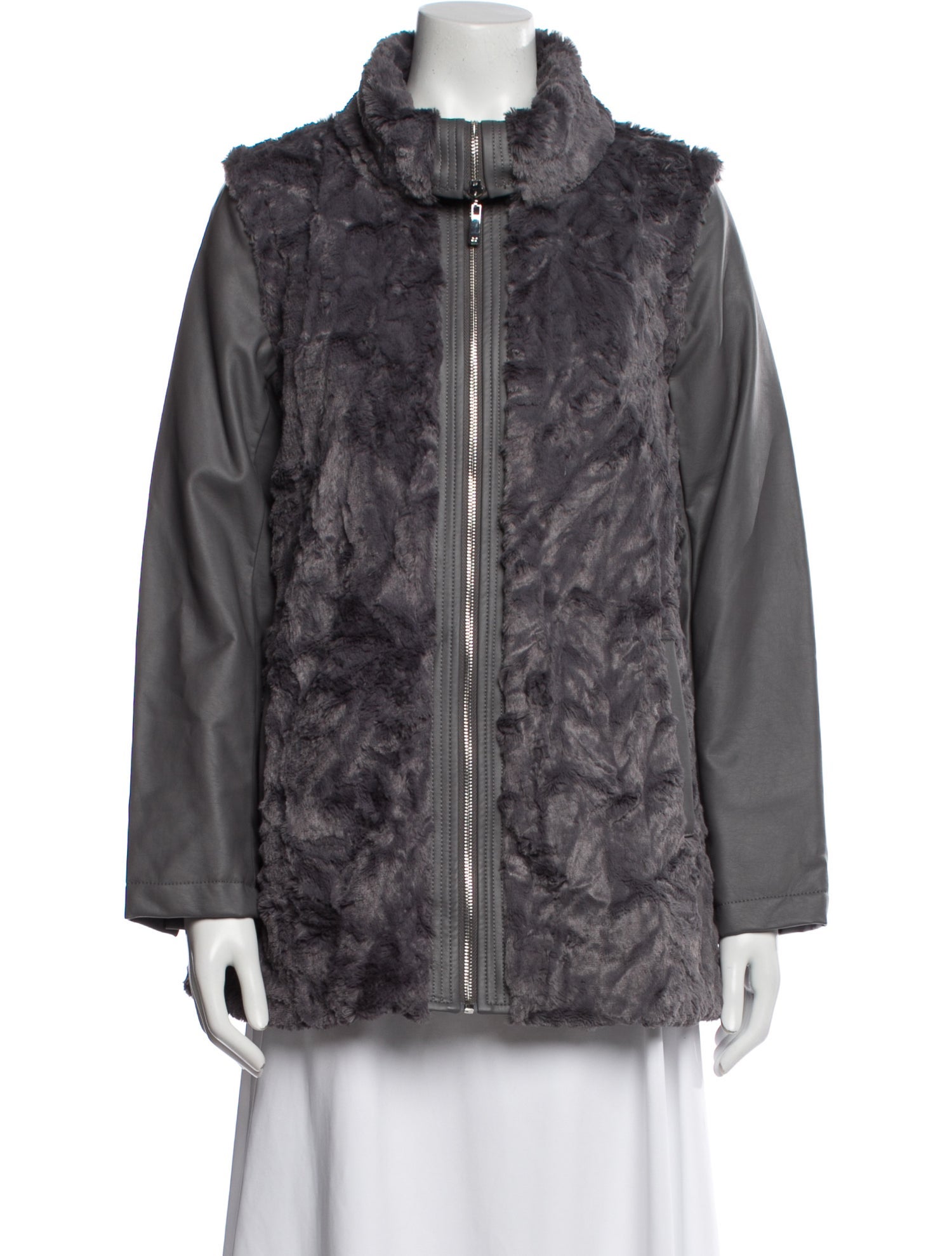 Dennis By Dennis Basso Faux Fur Jacket