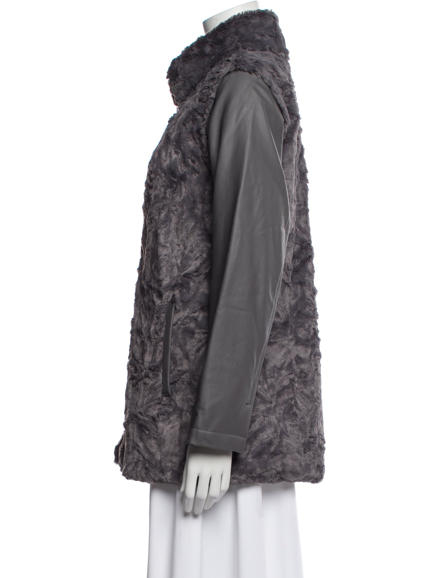 Dennis By Dennis Basso Faux Fur Jacket