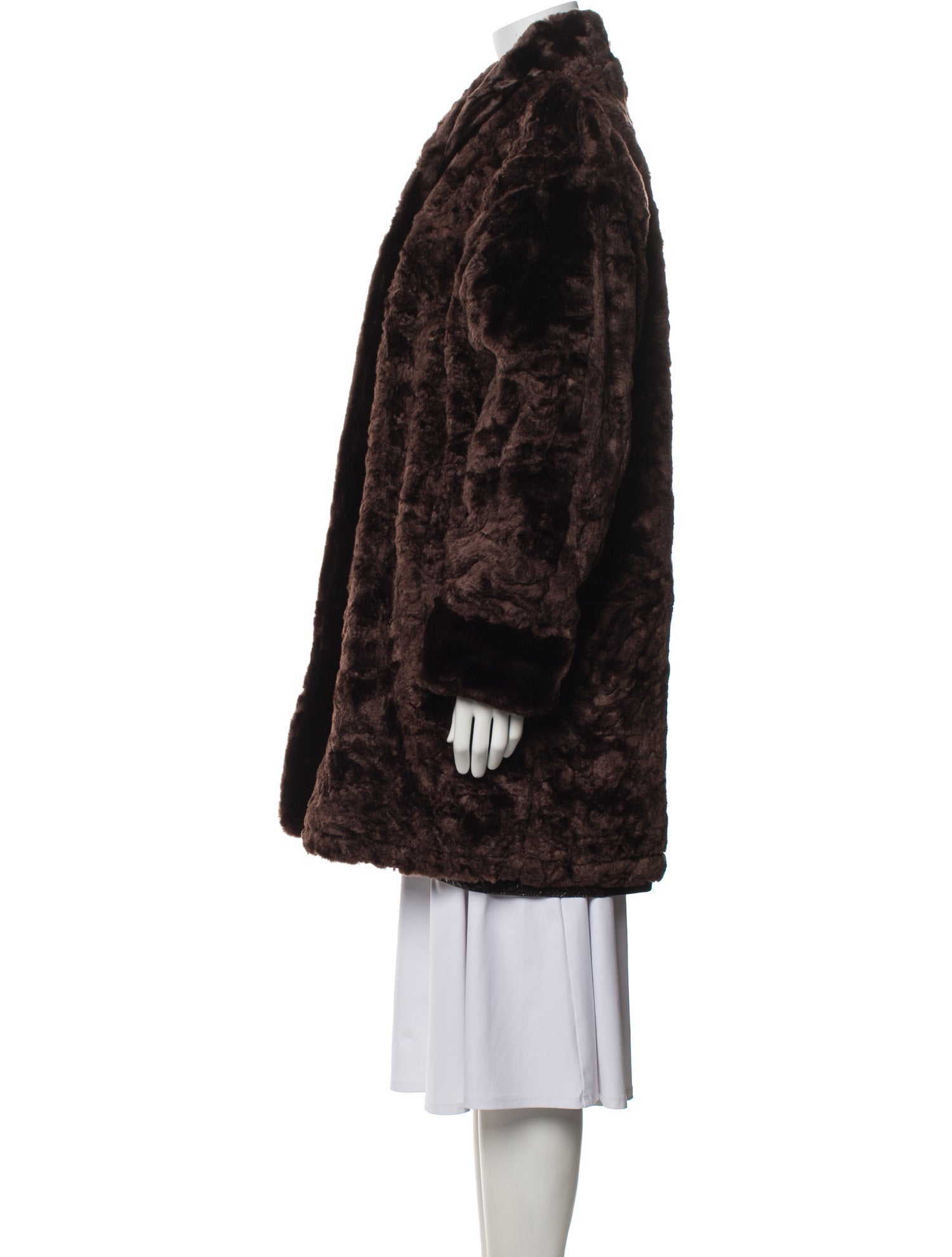 Dennis Basso Faux Fur Coat