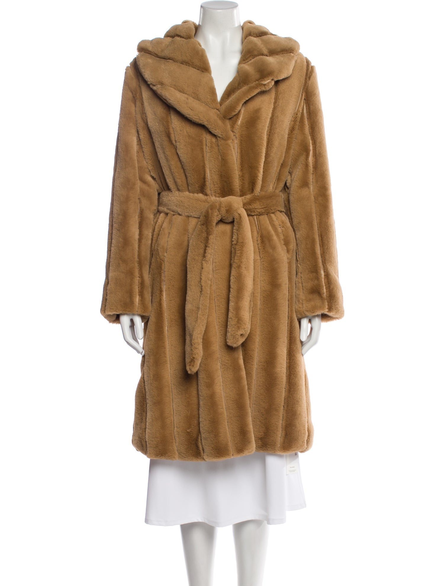 Dennis Basso Faux Fur Faux Fur Coat