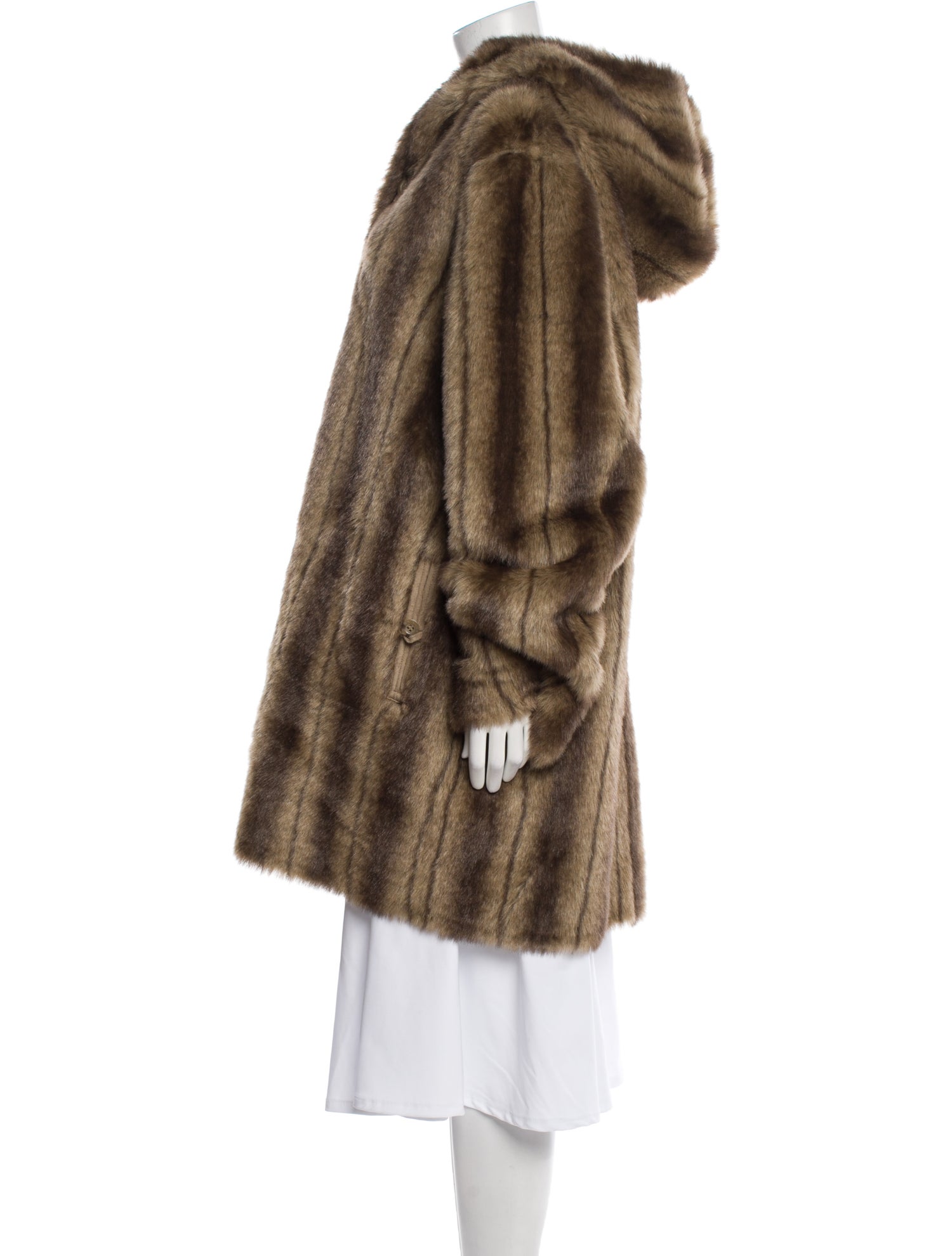 Dennis Basso Faux Fur Coat
