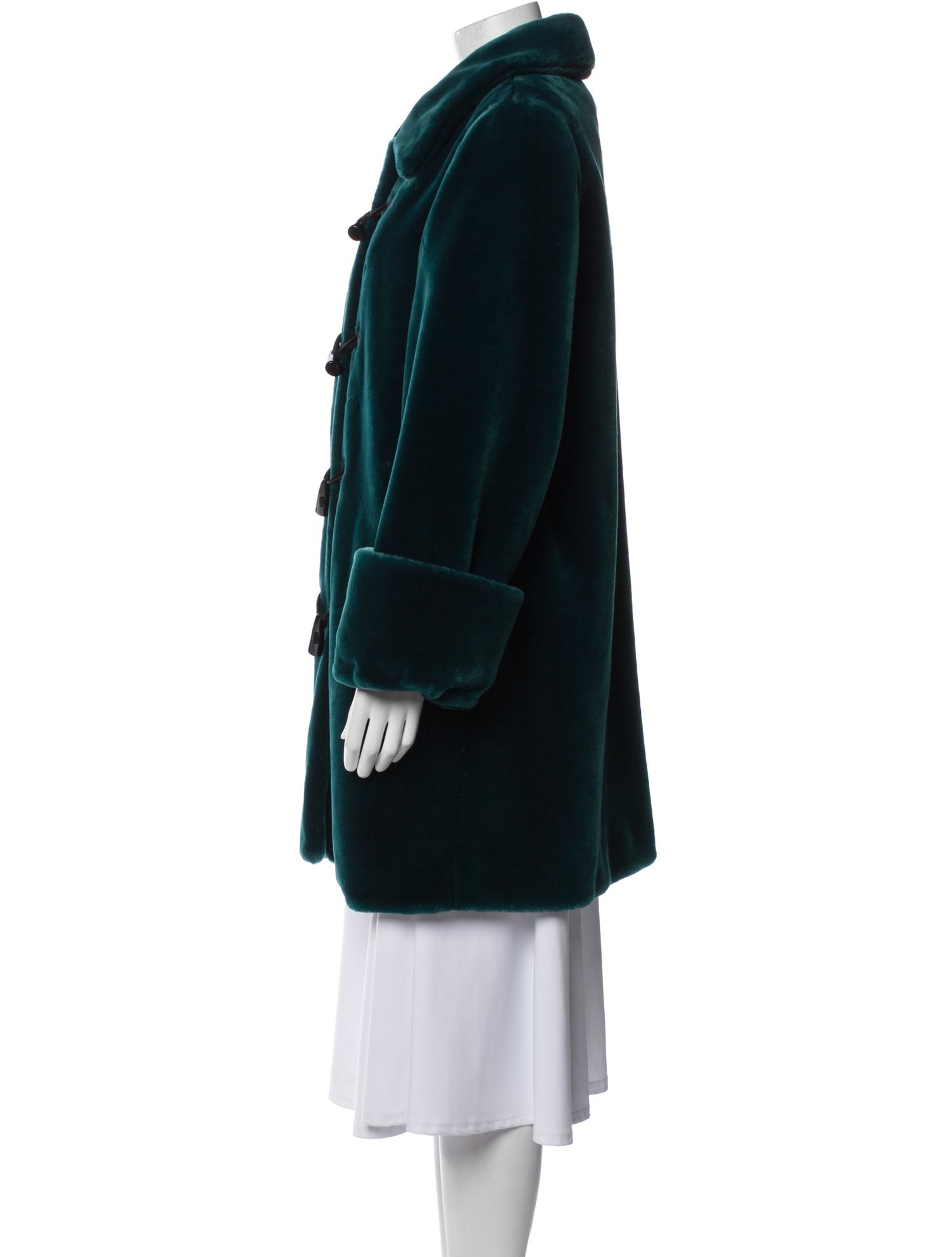 Dennis Basso Faux Fur Faux Fur Coat