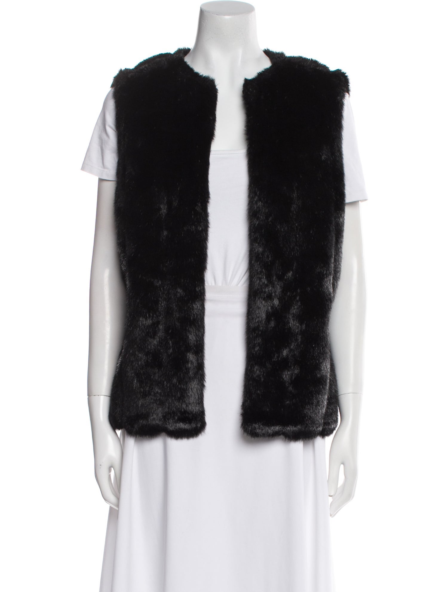 Dennis Basso Faux Fur Vest