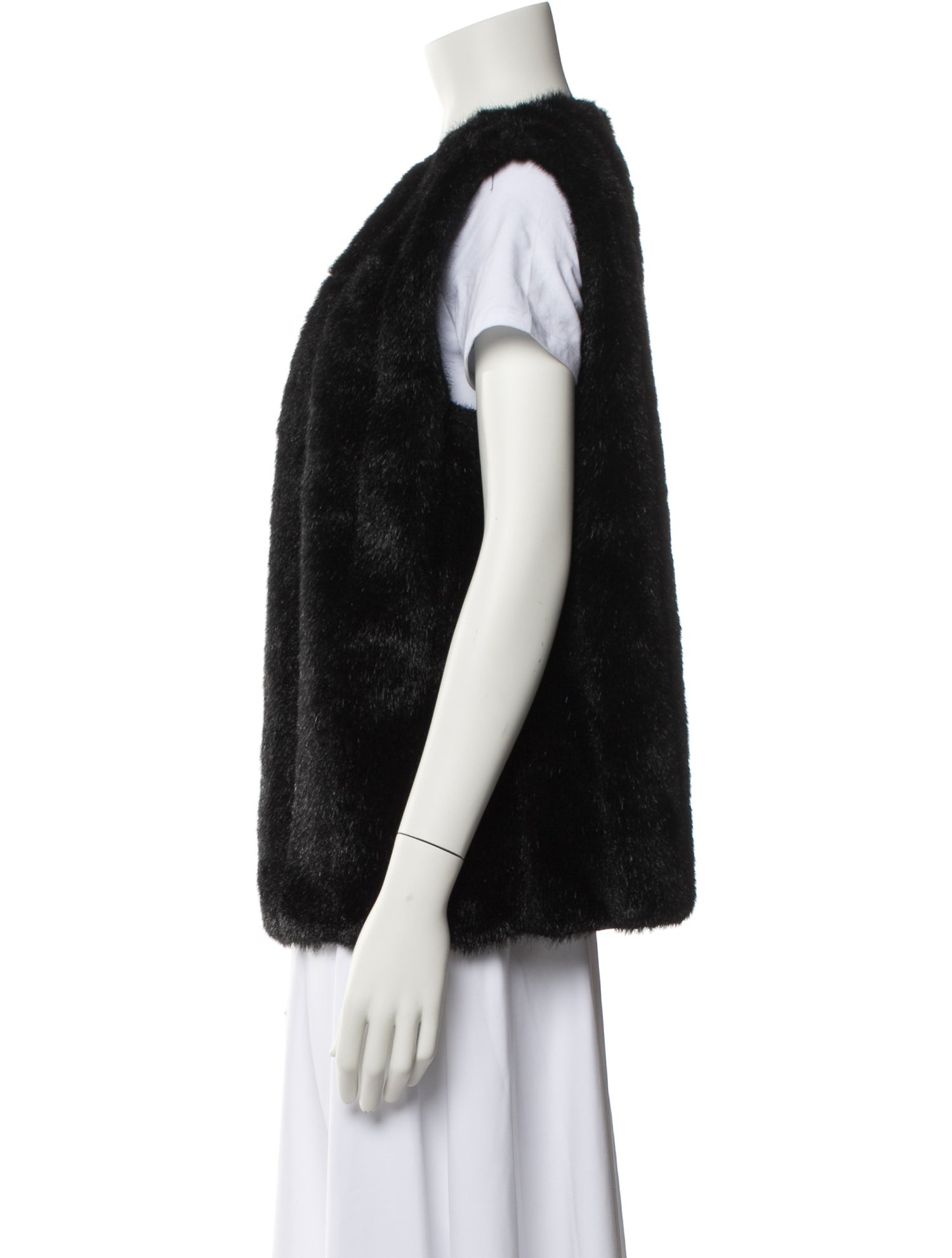 Dennis Basso Faux Fur Vest