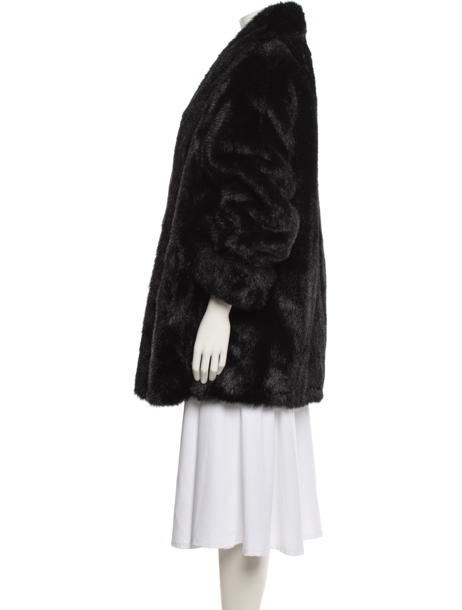 Dennis Basso Faux Fur Coat