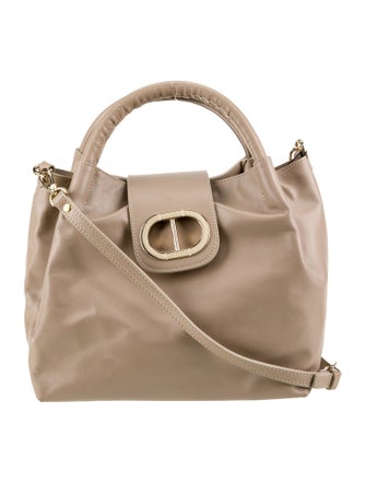 Dee Ocleppo Leather Top Handle Bag