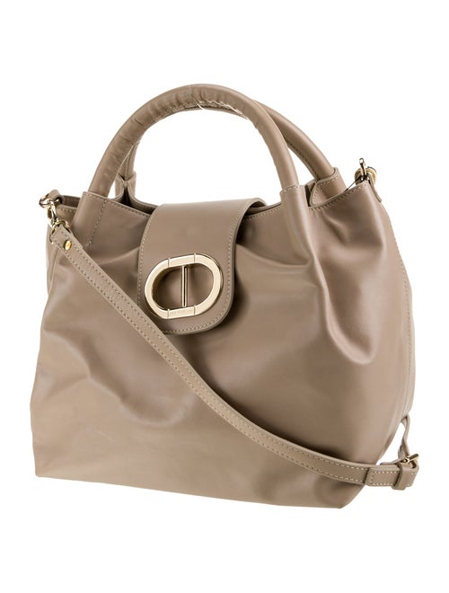 Dee Ocleppo Leather Top Handle Bag