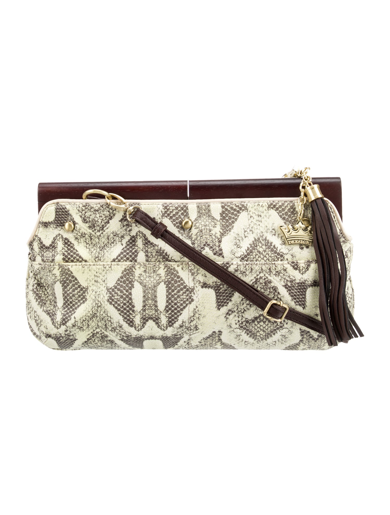 Dee Ocleppo Snakeskin Crossbody Bag