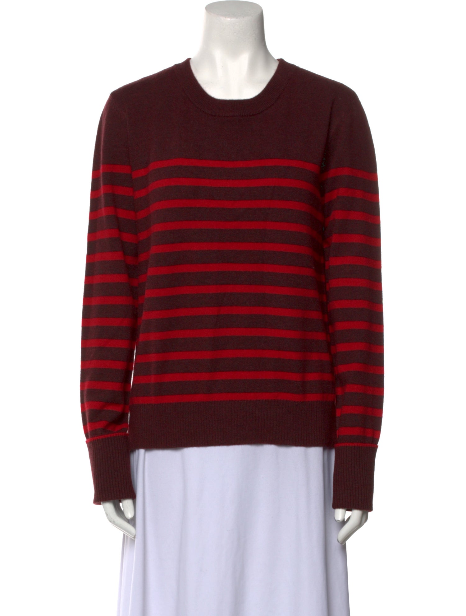 Dee Ocleppo Striped Crew Neck Sweater