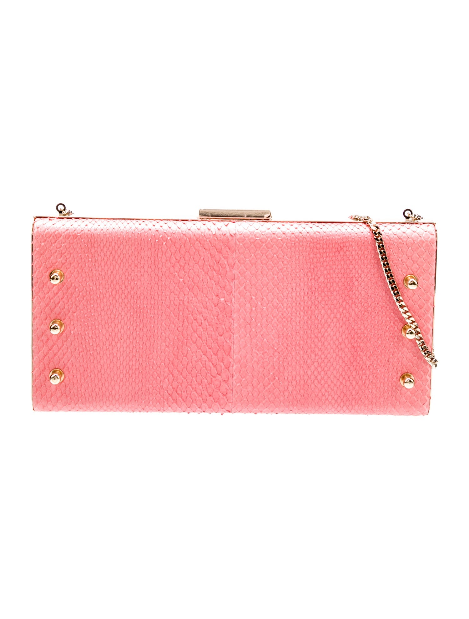 Dee Ocleppo Snakeskin Minaudière