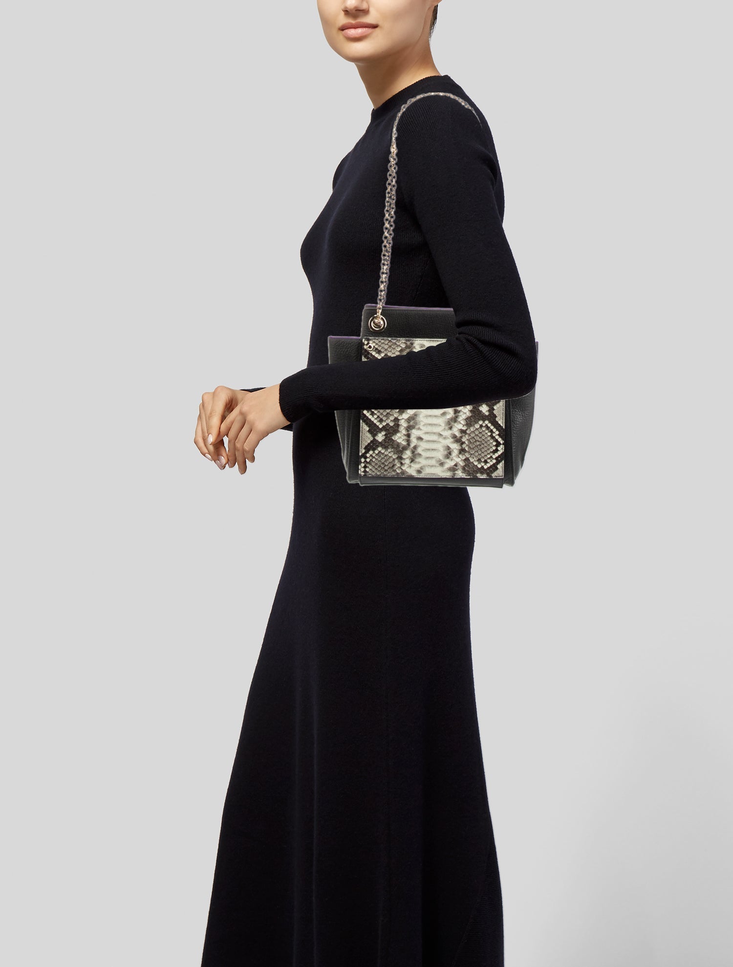 Dee Ocleppo Saffiano Leather Shoulder Bag