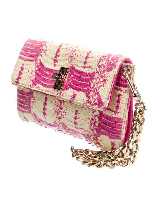 Dee Ocleppo Embossed Leather Clutch