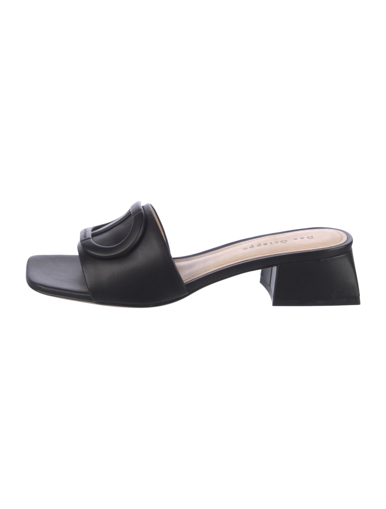 Bottega Veneta Leather Slides - Black Sandals, Shoes