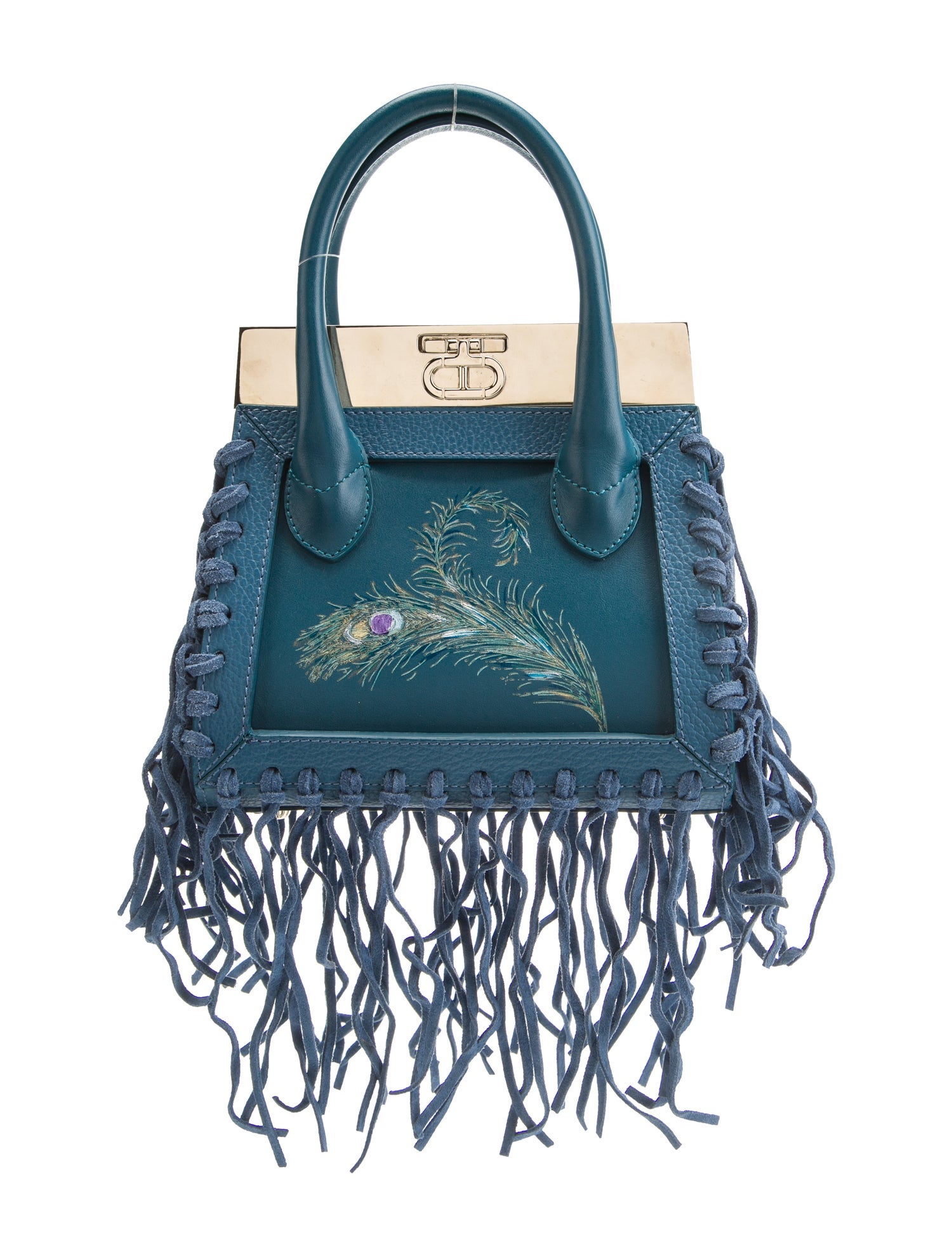 Dee Ocleppo Leather Top Handle Bag w/ Tags