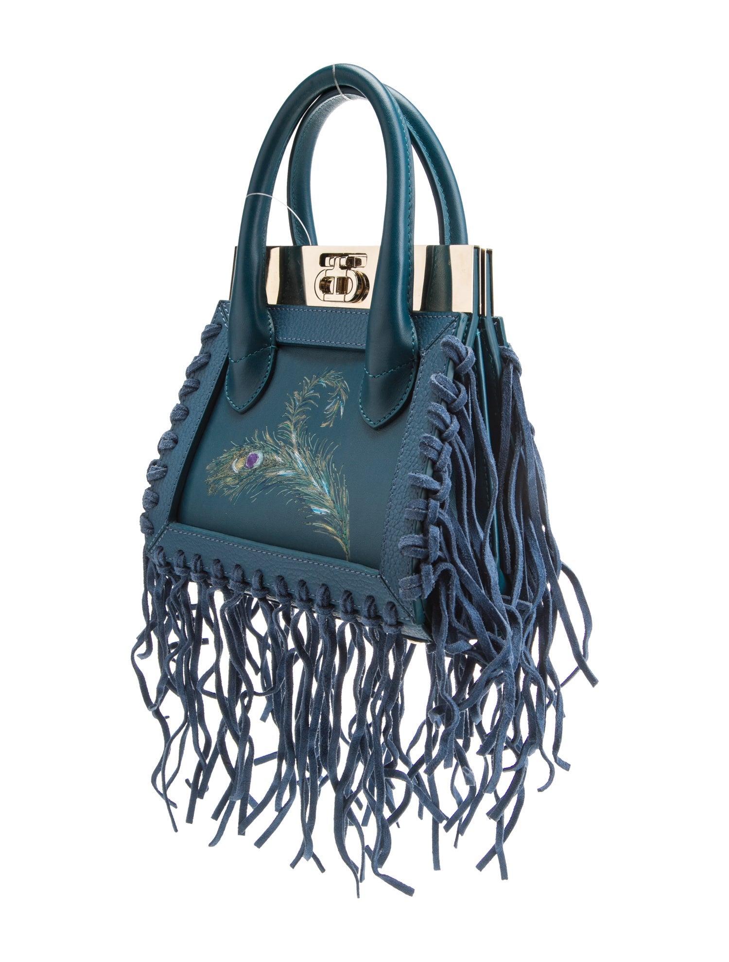 Dee Ocleppo Leather Top Handle Bag w/ Tags