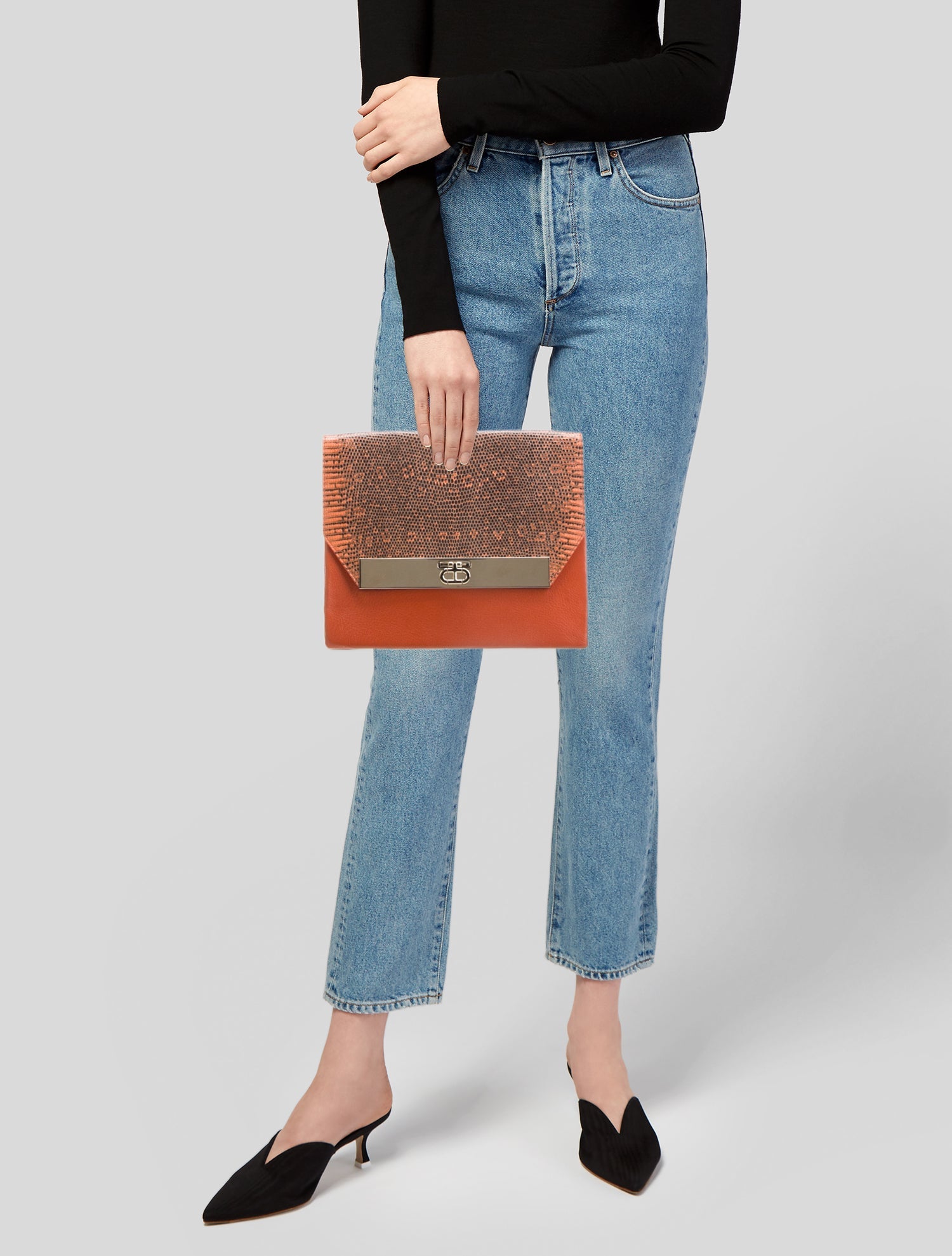 Dee Ocleppo Leather Minaudière w/ Tags