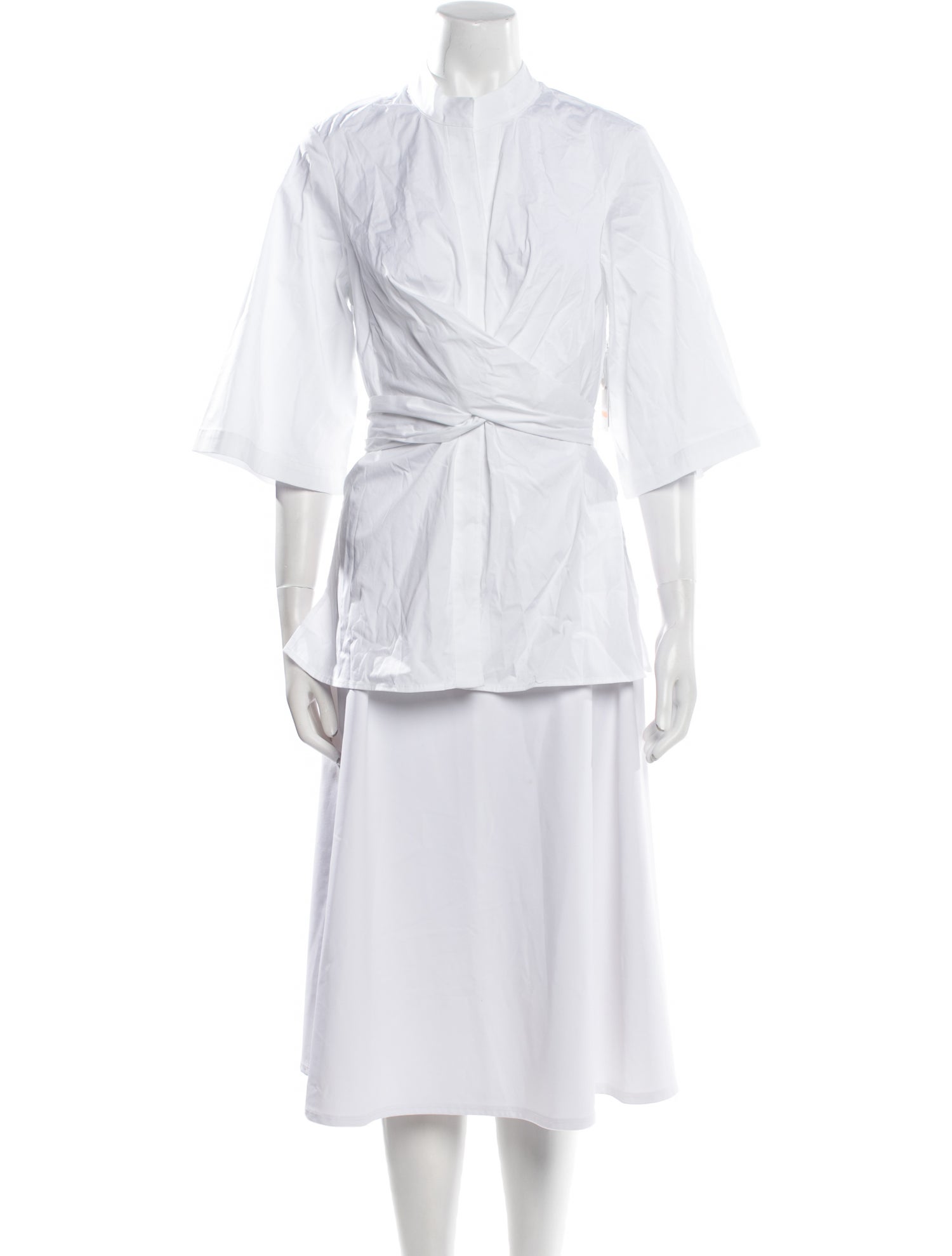 Dee Ocleppo V-Neck Three-Quarter Sleeve Tunic w/ Tags