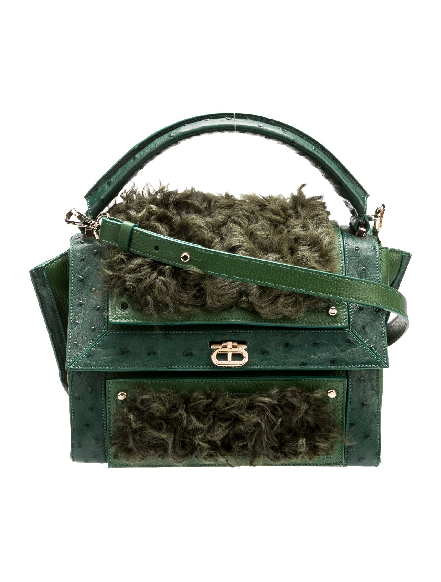 Dee Ocleppo Leather Top Handle Bag