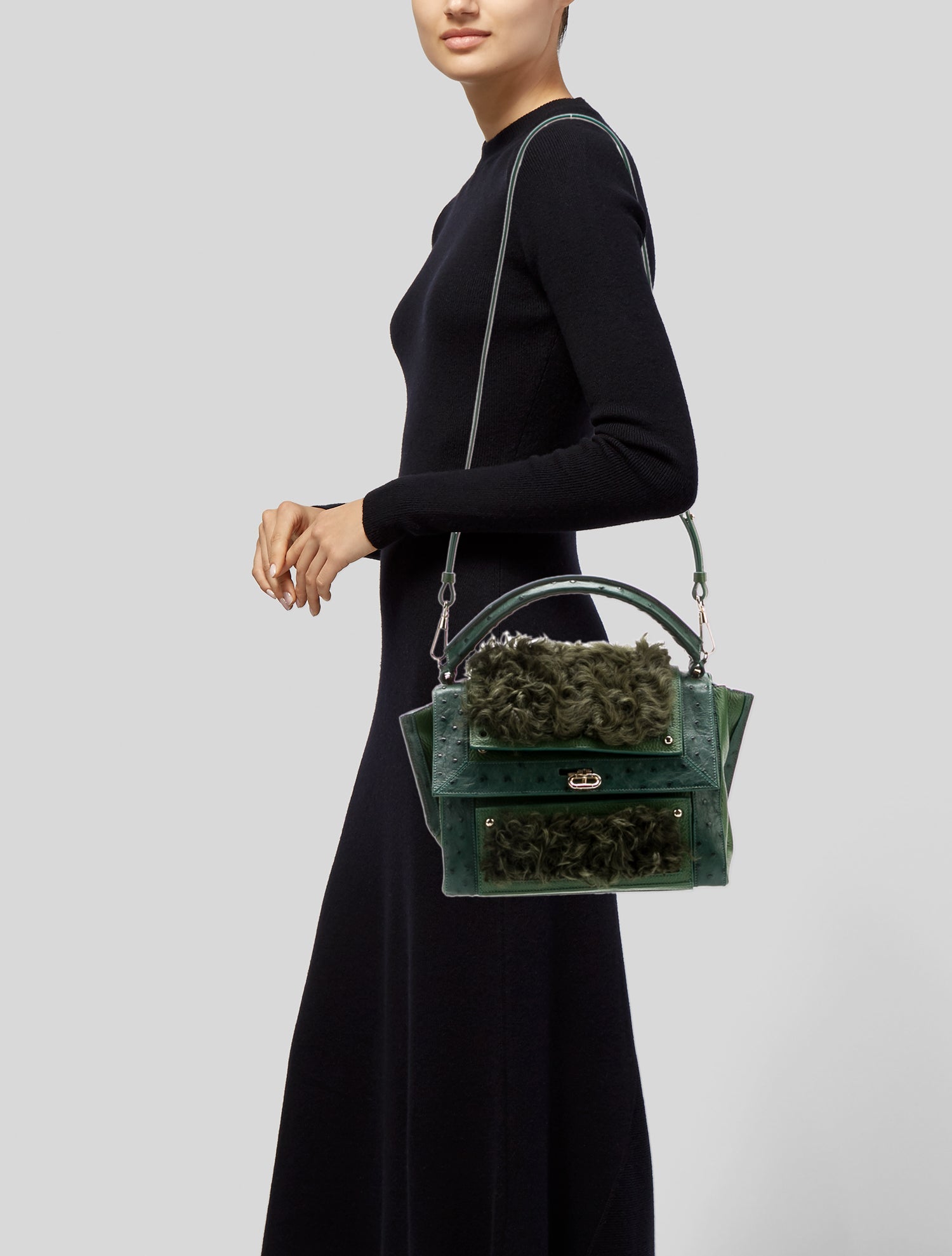 Dee Ocleppo Leather Top Handle Bag