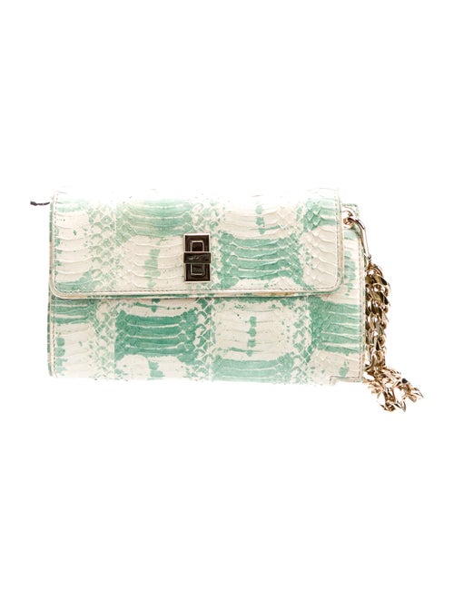 Dee Ocleppo Snakeskin Minaudière