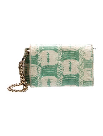 Dee Ocleppo Snakeskin Minaudière