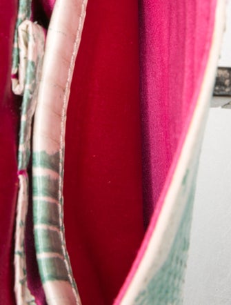 Dee Ocleppo Snakeskin Minaudière