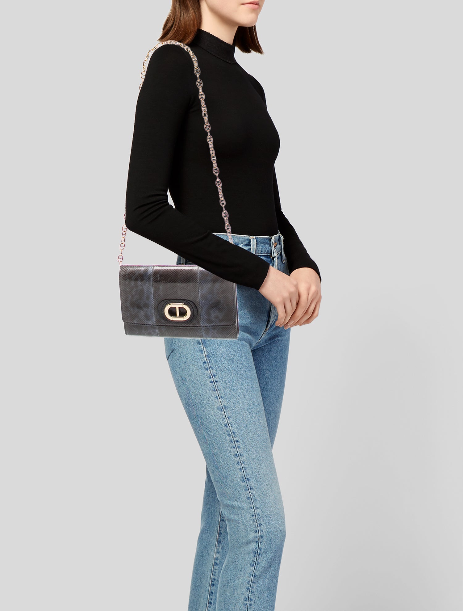 Dee Ocleppo Leather Clutch