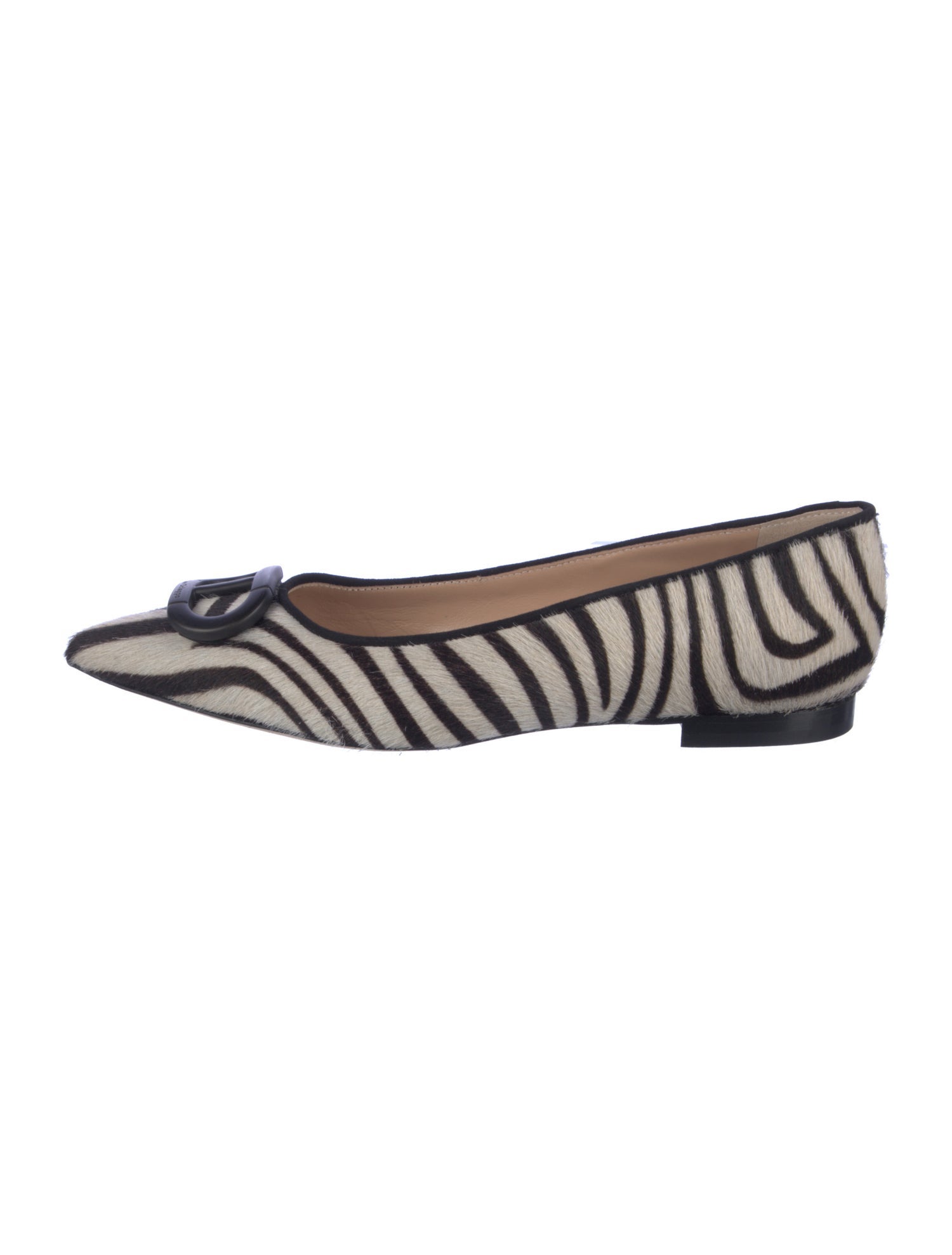 Dee Ocleppo Ponyhair Animal Print Flats