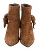 Dee Ocleppo Suede Bow Accents Boots