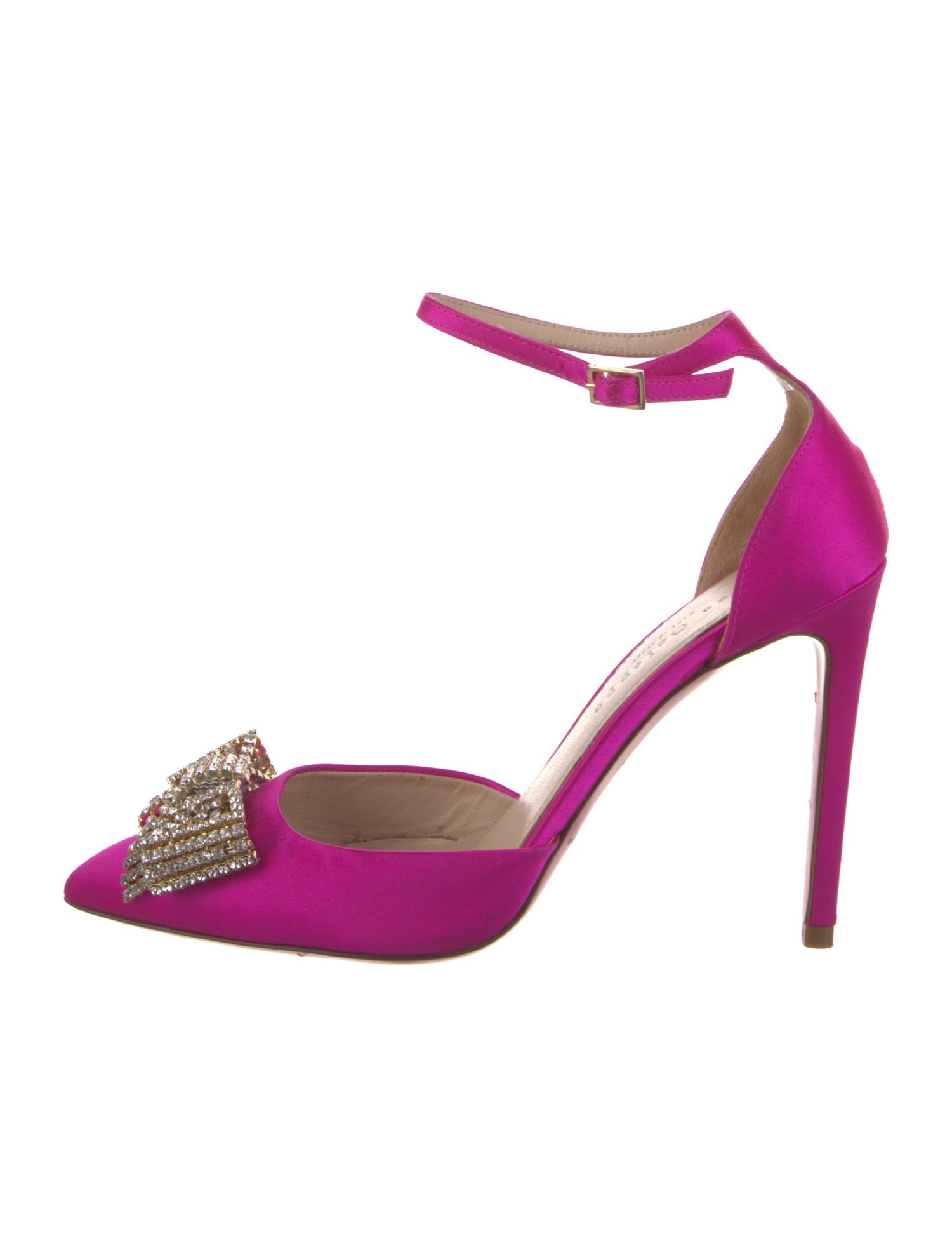 Dee Ocleppo Satin D'Orsay Pumps