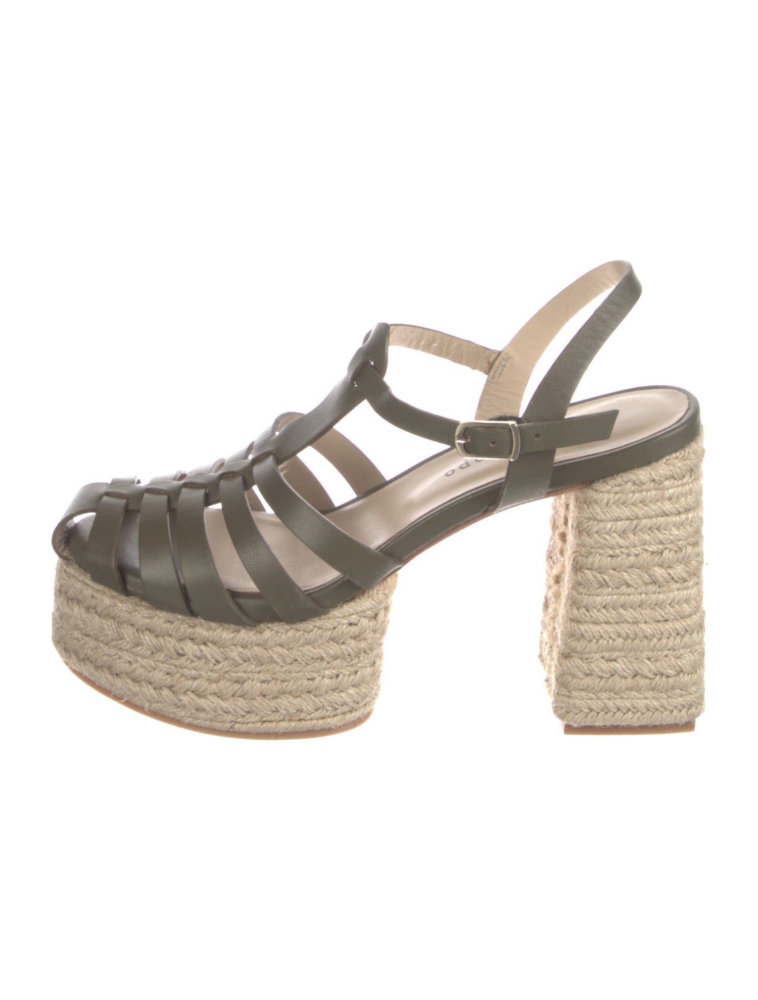 Dee Ocleppo Leather Colorblock Pattern Mules