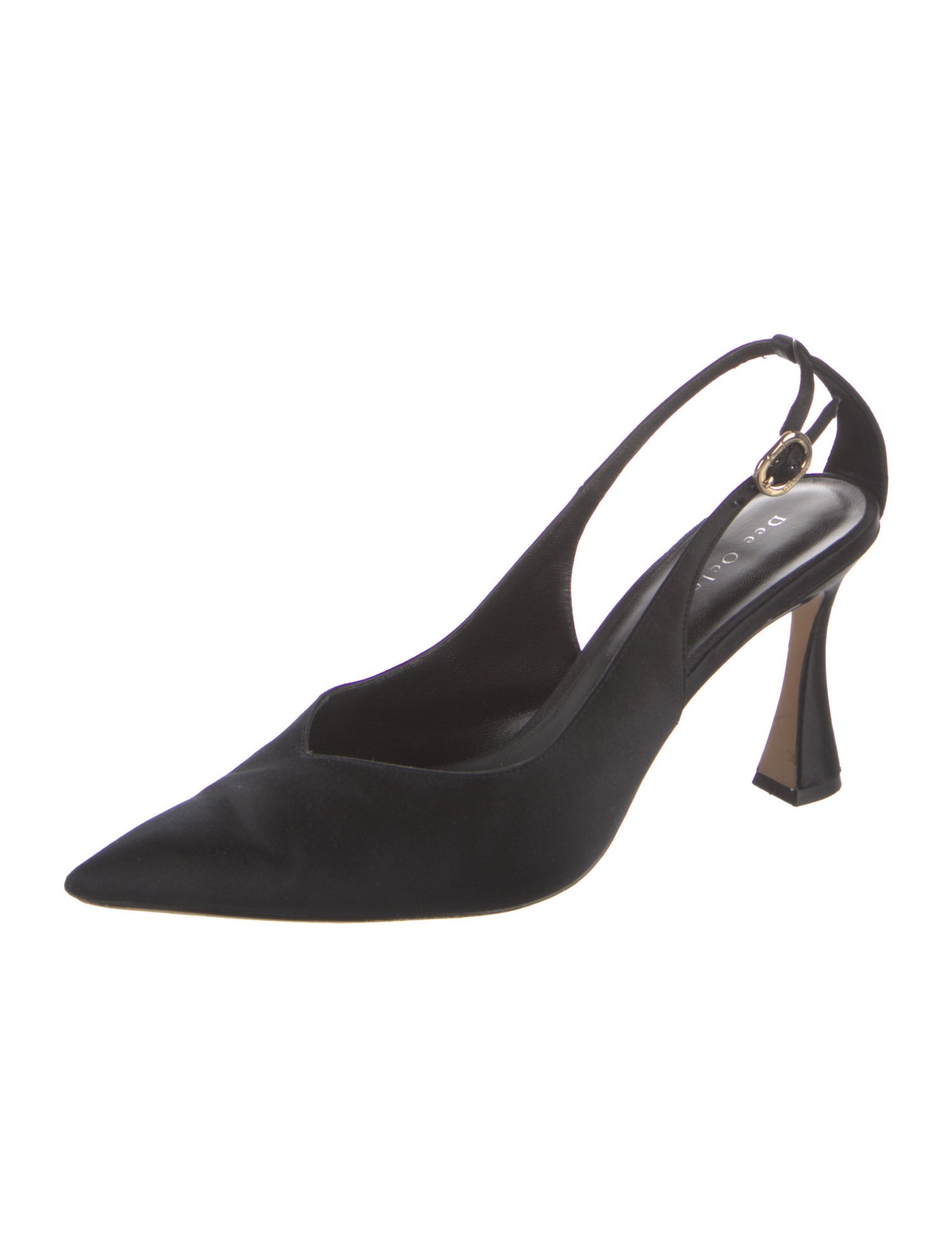 Dee Ocleppo Satin Slingback Pumps