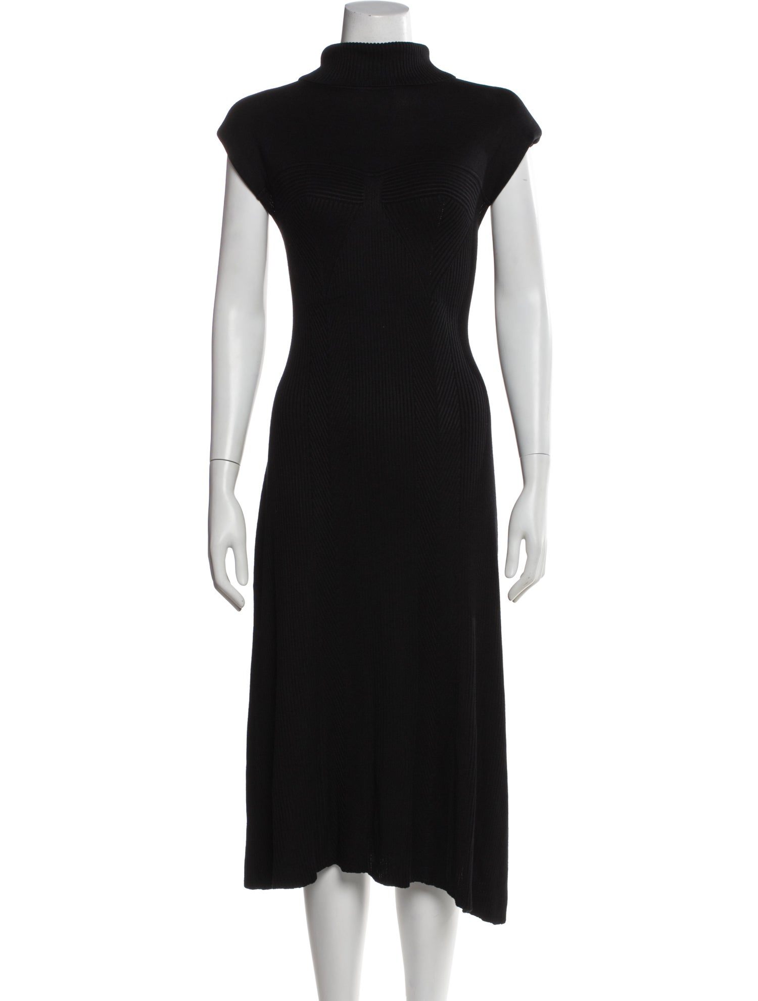 Dee Ocleppo Turtleneck Midi Length Dress