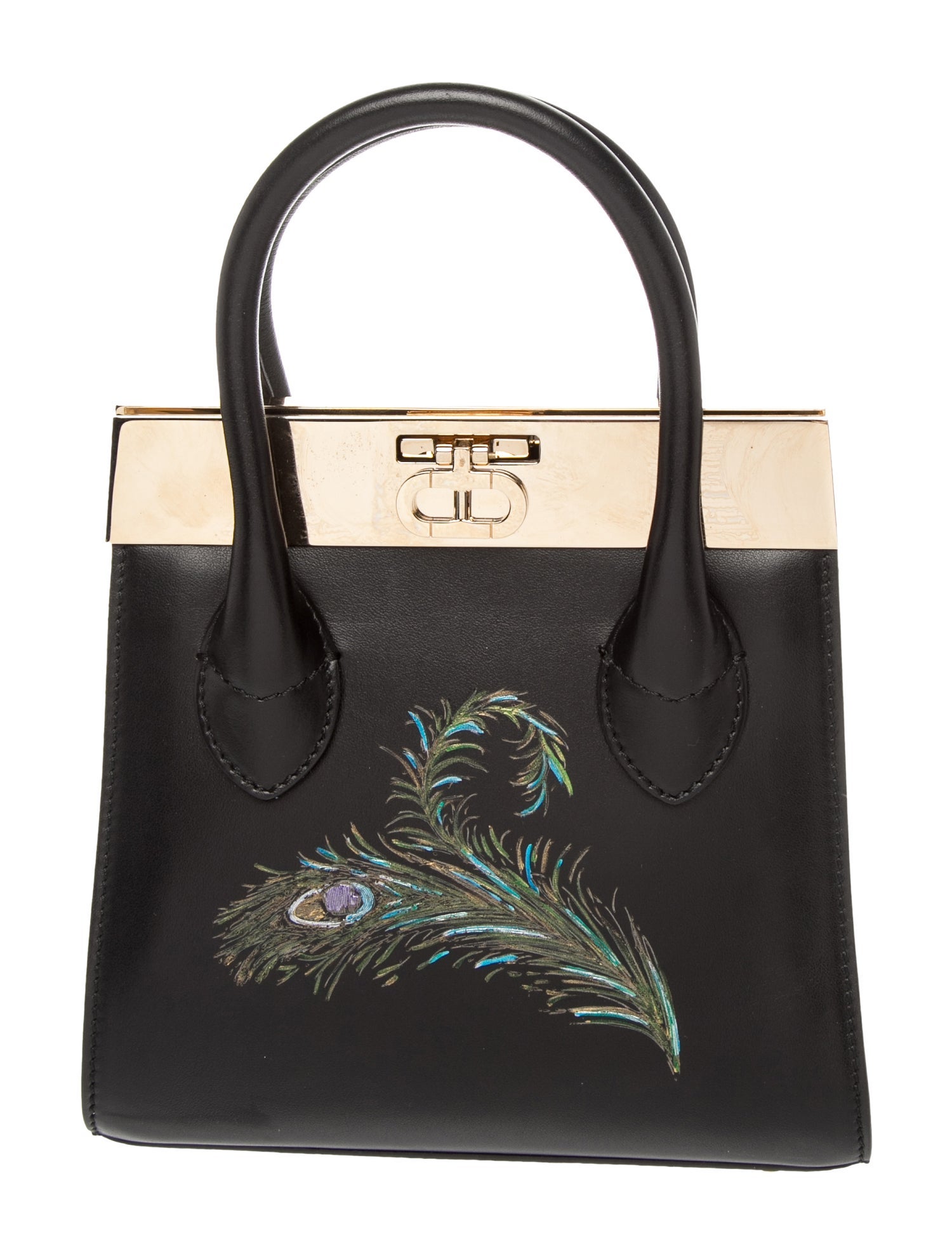 Dee Ocleppo Leather Top Handle Bag w/ Tags