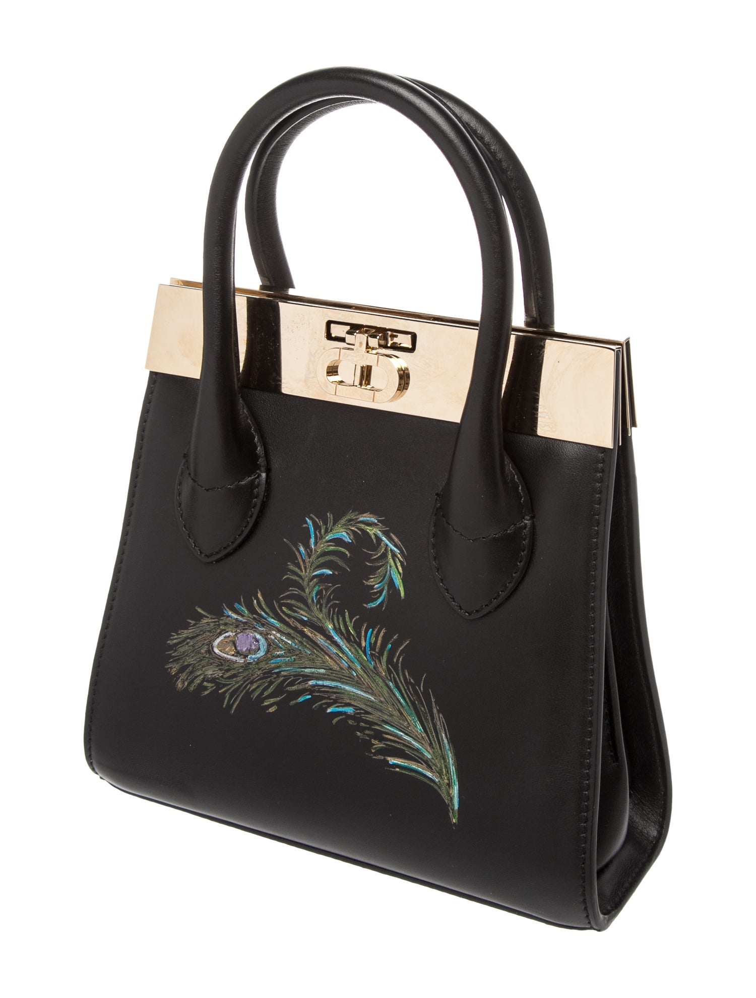 Dee Ocleppo Leather Top Handle Bag w/ Tags